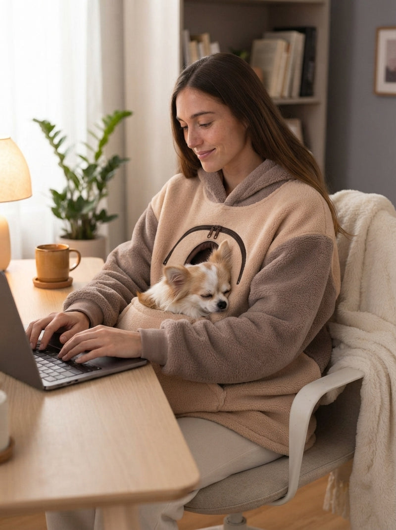 Snuggle Pup Hoodie - pastel-testimonials